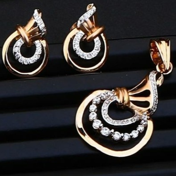 18 cart rose gold classical ladies pendants set RH...