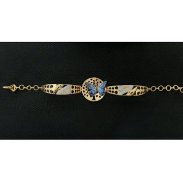 916 Gold Butterfly Design Ladies Bracelet RH-B001