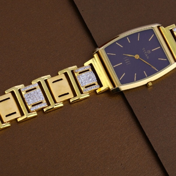 22 carat gold mens designer hallmark watch rh-ga48...